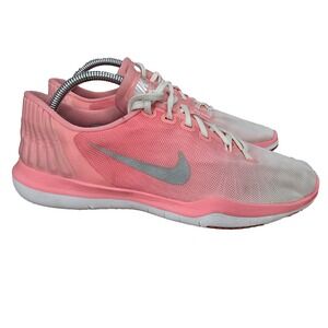 Nike Flex Supreme TR5 Running Shoes‎ Womens 9.5 Pink Sneakers Trainer 881592-100